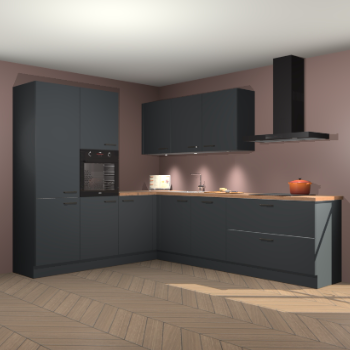 Onyxgrijze keuken Parla 82571