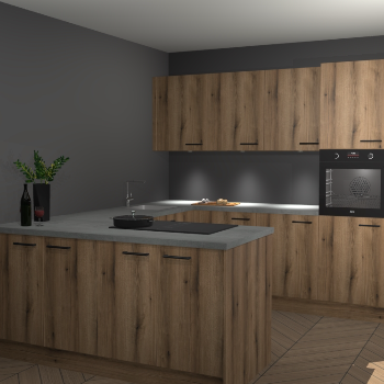 Goud Eiken keuken Rosario 67663