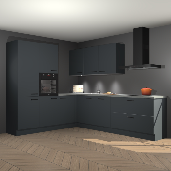 Onyxgrijze keuken Parla 82623