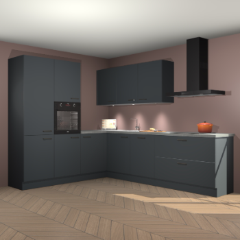 Onyxgrijze keuken Parla 82624