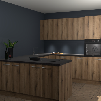 Goud Eiken keuken Rosario 67668