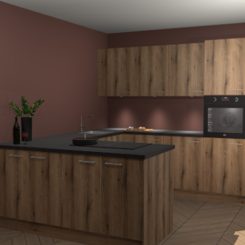 Goud Eiken keuken Rosario 67669