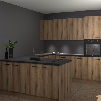 Goud Eiken keuken Rosario 67672