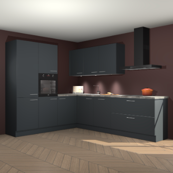 Onyxgrijze keuken Parla 82633