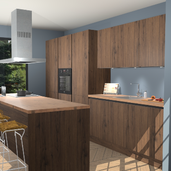 Noten greeploze keuken Straatsburg 49093