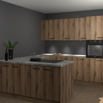 Goud Eiken keuken Rosario 67732