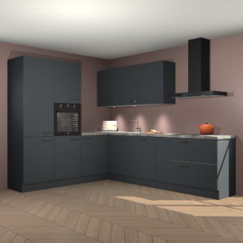 Onyxgrijze keuken Parla 82637