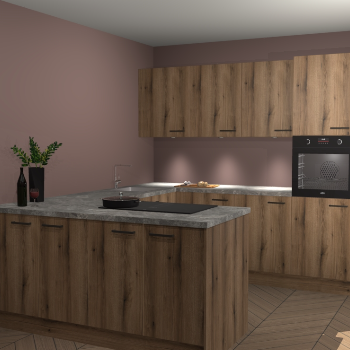 Goud Eiken keuken Rosario 67733