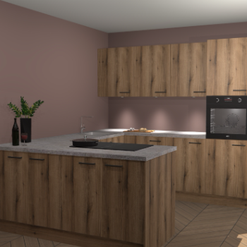 Goud Eiken keuken Rosario 67745