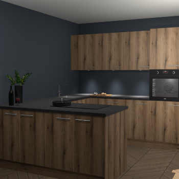 Goud Eiken keuken Rosario 67761