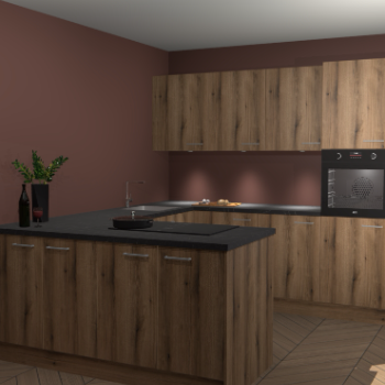 Goud Eiken keuken Rosario 67762