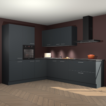 Onyxgrijze keuken Parla 82646