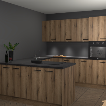 Goud Eiken keuken Rosario 67764