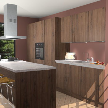 Noten greeploze keuken Straatsburg 49144