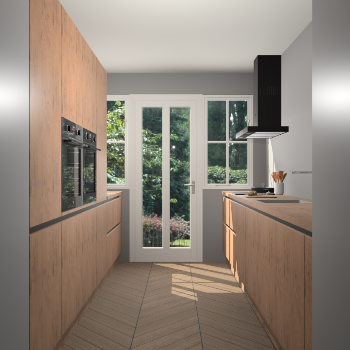 Astoria Eiken greeploze keuken Olympia 88224