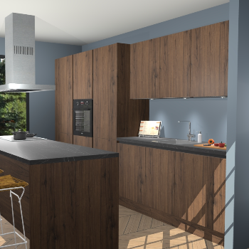 Noten greeploze keuken Straatsburg 49164