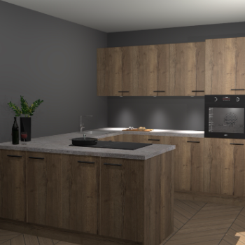 Chocolade Eiken keuken Rosario 67970