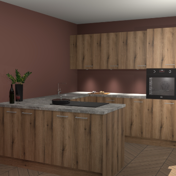 Goud Eiken keuken Rosario 67730