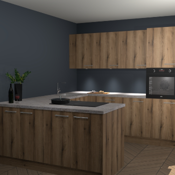 Goud Eiken keuken Rosario 67741