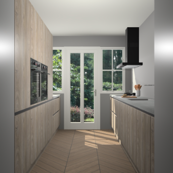 Cantaro Eiken greeploze keuken Olympia 88276