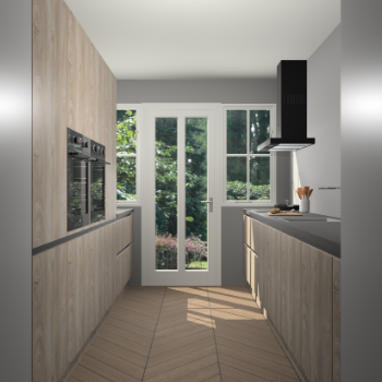 Cantaro Eiken greeploze keuken Olympia 88284