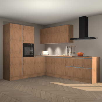 Astoria eiken greeploze keuken Parla 83292