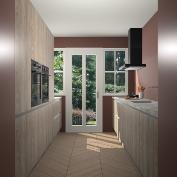 Cantaro Eiken greeploze keuken Olympia 88287