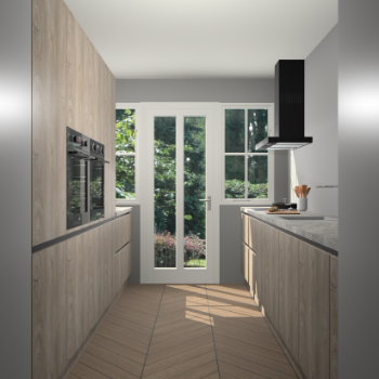 Cantaro Eiken greeploze keuken Olympia 88290