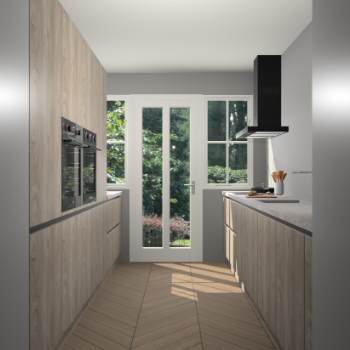 Cantaro Eiken greeploze keuken Olympia 88297