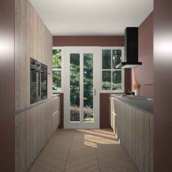 Cantaro Eiken greeploze keuken Olympia 88301