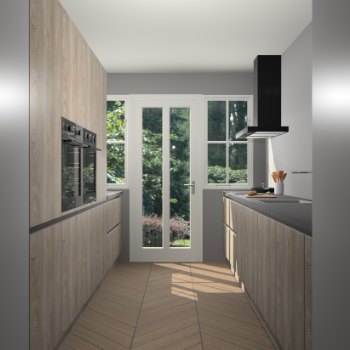 Cantaro Eiken greeploze keuken Olympia 88304