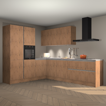 Astoria eiken greeploze keuken Parla 83360