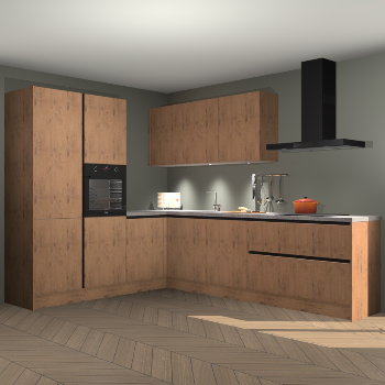 Astoria eiken greeploze keuken Parla 83368