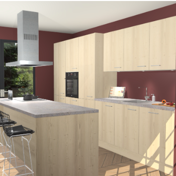 Vuren keuken Straatsburg 49385