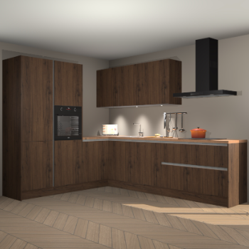 Noten greeploze keuken Parla 88045