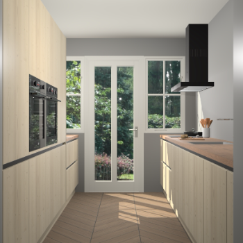 Vuren greeploze keuken Olympia 88777