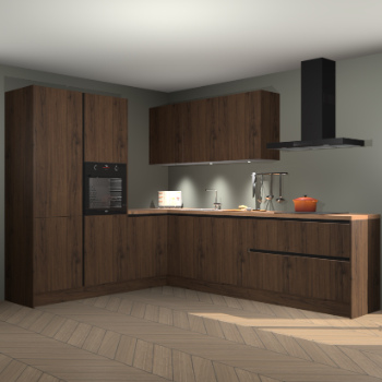 Noten greeploze keuken Parla 88048