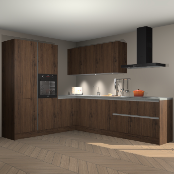 Noten greeploze keuken Parla 90956