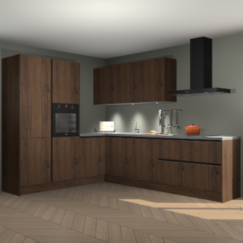 Noten greeploze keuken Parla 90959