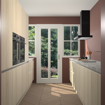 Vuren greeploze keuken Olympia 88794