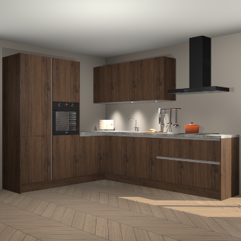 Noten greeploze keuken Parla 90973