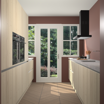 Vuren greeploze keuken Olympia 88800