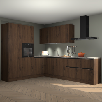 Noten greeploze keuken Parla 91095