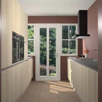 Vuren greeploze keuken Olympia 88806