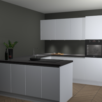 Sneeuwwitte greeploze keuken Rosario 69365