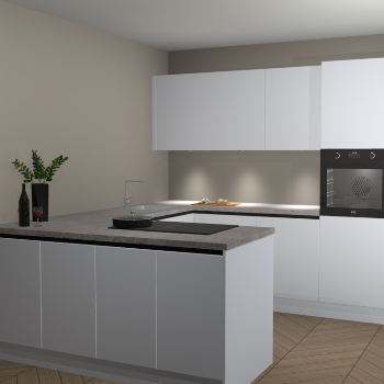 Sneeuwwitte greeploze keuken Rosario 69402