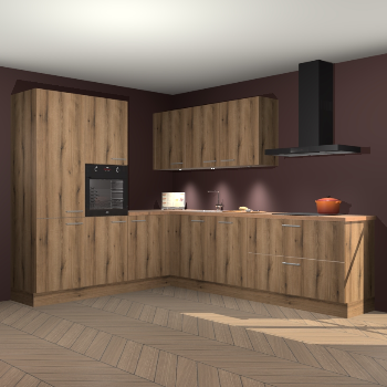 Goud eiken keuken Parla 84209