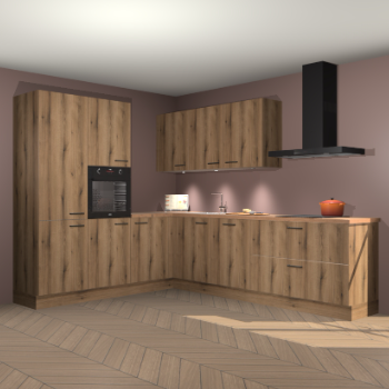 Goud eiken keuken Parla 84213