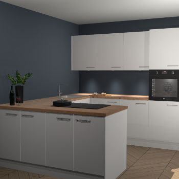 Zijdegrijze keuken Rosario 69434