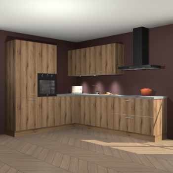 Goud eiken keuken Parla 84240